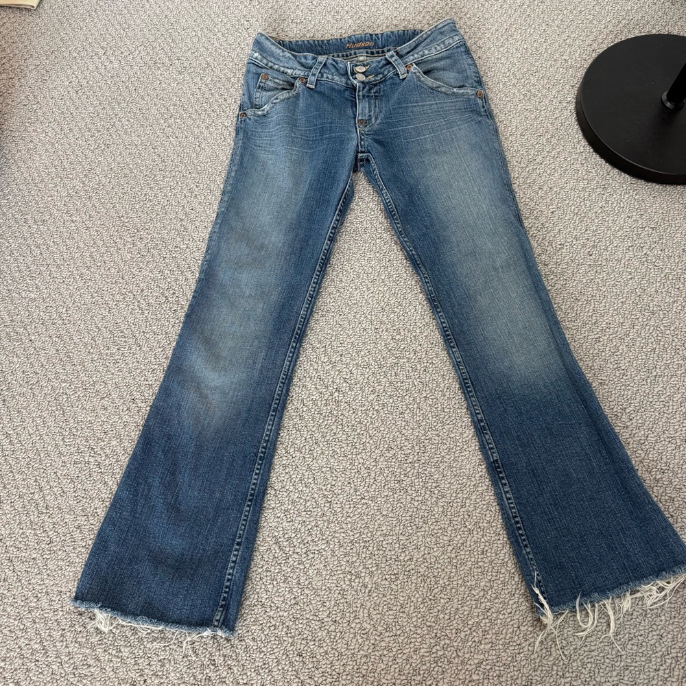Hudson Jeans Blue Flare & Wide Leg Women's Jeans